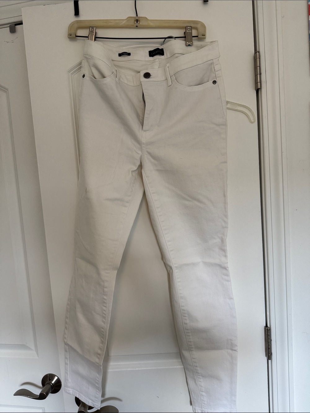 Talbots Men's Skinny Jeans in White